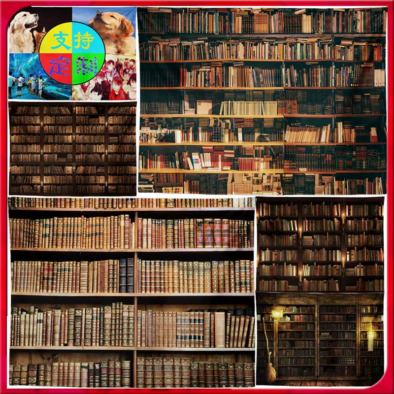 Трансграничные горячие продажи волшебной книжной полки с принтом гобелена можно использовать в качестве карты клиента фон настенный гобелен ткань пляжное полотенце