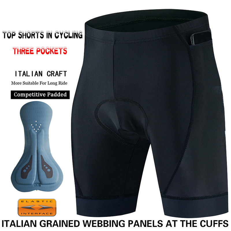 Road Cycling Pants Men's and Women's Bicycle Mountain Bike Riding Suit Riding Shorts Riding Equipment Double Arrow Cushion