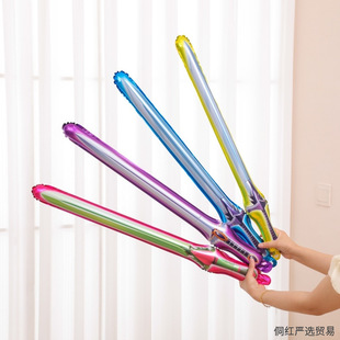 Children's Day Inflatable Sword Long Sword Balloon Kindergarten Gift Kids Birthday Party Decoration Props Handheld Toys