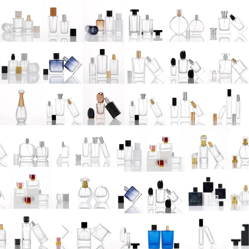 スポットマウント香水ガラスファッショナブルで便利な詰め替えプレススプレーボトル 30ml50ml100ml 完全なボトル|undefined