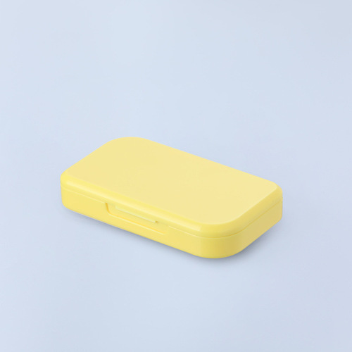 Portable Six-Compartment Sealed Medicine Box Weekly Pill Organizer Storage Box Travel Medication Case