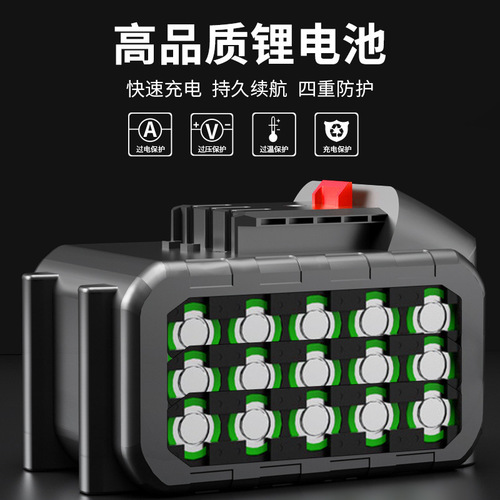 Cross-border handheld brushless rechargeable lithium angle grinder, rechargeable cutting machine, rechargeable polishing machine, electric grinding wheel artifact