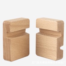 新款木质实木手机支架木质手机支架创意榉木手机底座可定logo