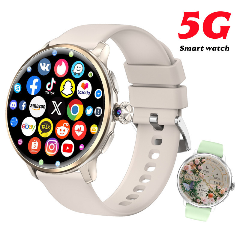 Cross-Border H88 Women's Calling Smartwatch with Global 5g, Sim Card Slot, Rotating Camera, and Google Play
