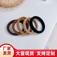 简约不伤发毛巾圈 高弹力发绳无接缝毛巾圈皮筋网红高弹力发绳