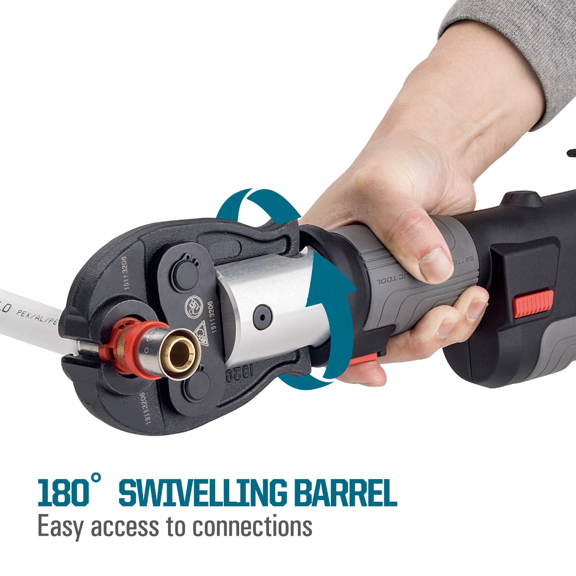 PZ-1930 Juli Tool ZUPPER Перезаряжаемый Электрический зажимной инструмент для обжима труб из нержавеющей стали