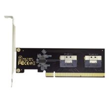 NVME PCI-E SFF-8654 8i��ֿ�x16�DVROC�p���Ŀ�NVMe�űP��п�