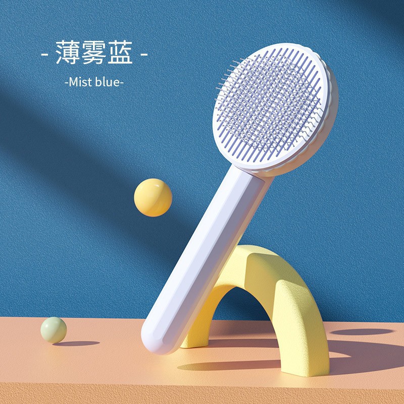 꽃 스타일 파란색과 흰색