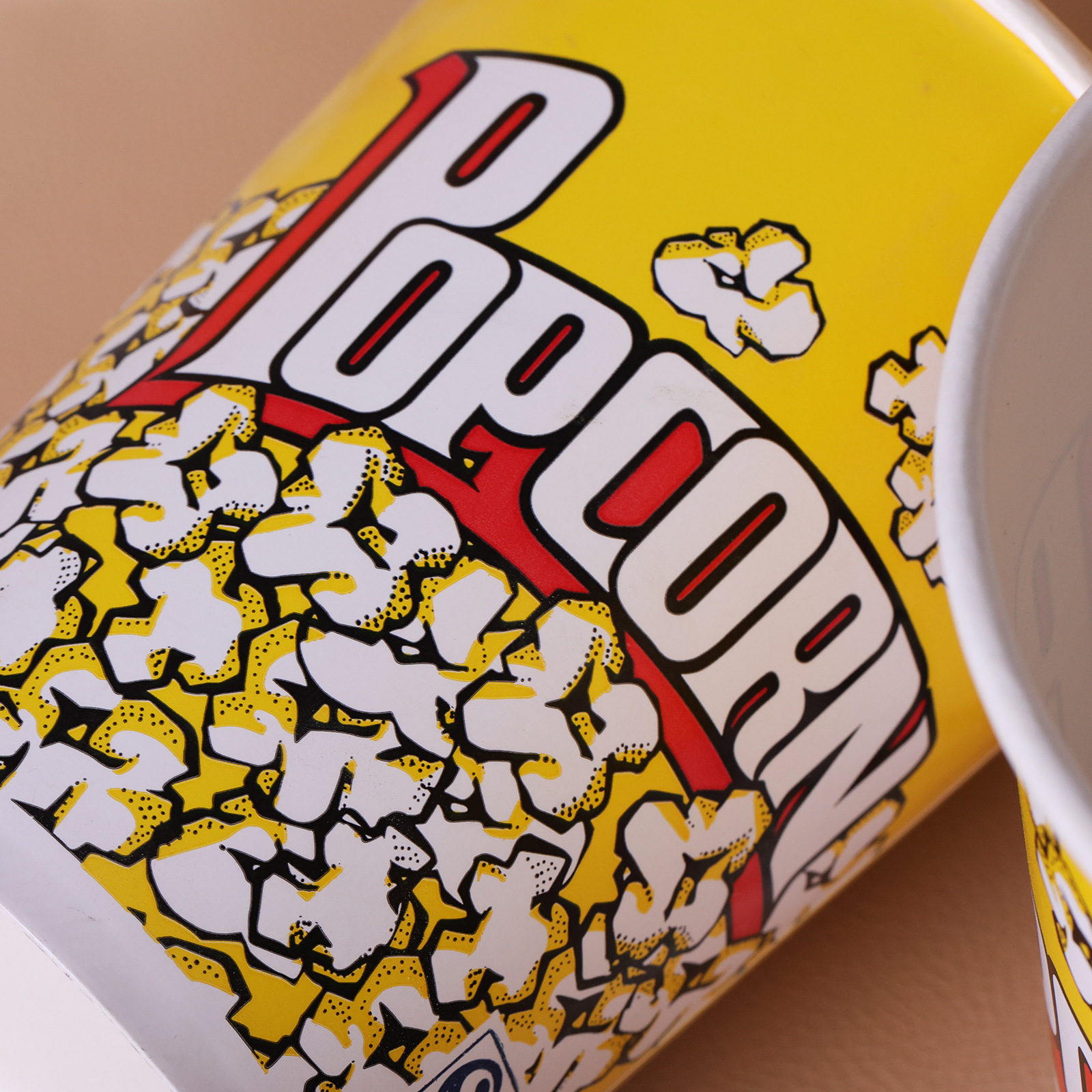 Cubeta de palomitas de maíz desechable de 170 oz, cubeta de papel para comida para llevar, pollo frito, cubeta de palomitas de maíz para cine, personalizable.