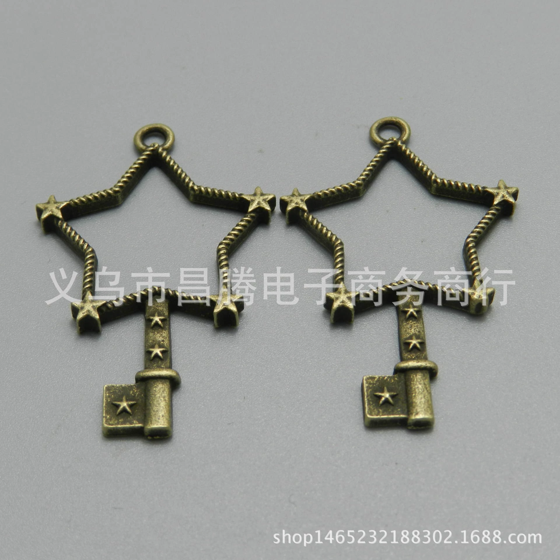 Охранный цвет звезды волшебный ключ УВ капельница рамка смола металлическая рамка diy ювелирные аксессуары Материал ручной работы