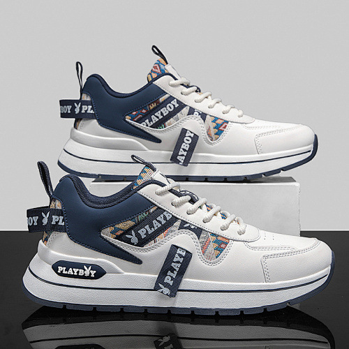 Playboy 2026 Casual Sports Shoes Korean Style Breathable Shock-Absorbing Height-Increasing Spring Low-Top Men's Shoes Fashionable Casual Shoes Playboy 2026 Casual Sports Shoes Korean Style Breathable Shock-Absorbing Height-Increasing Spring Low-Top Men's Shoes Fashionable Casual Shoes