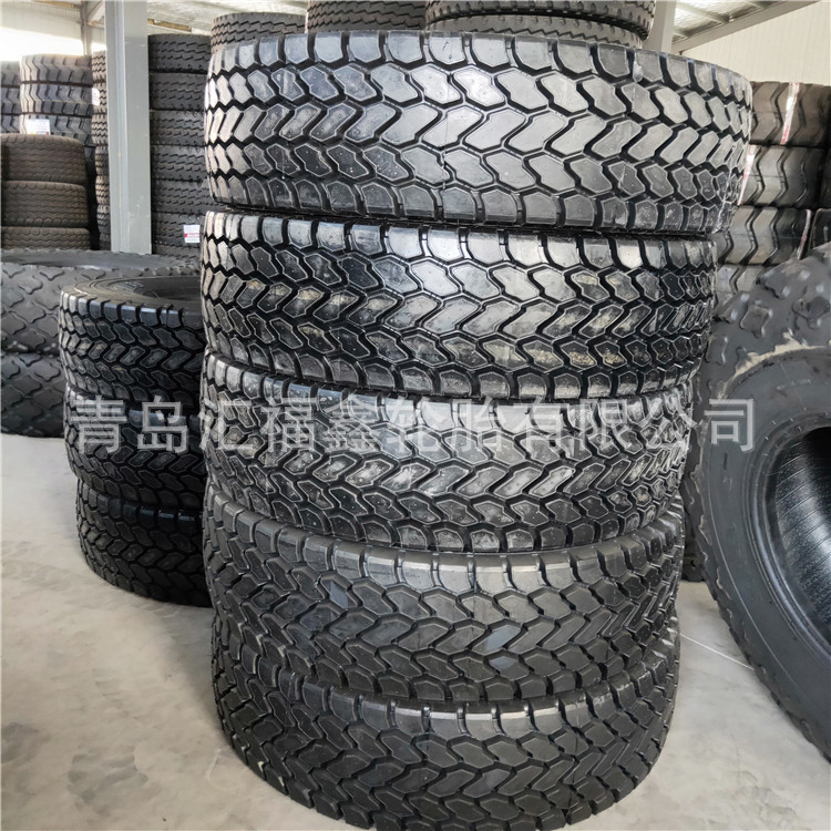 供应吊车起重机轮胎445/80R25全钢工程轮胎17.5R25真空配密封圈