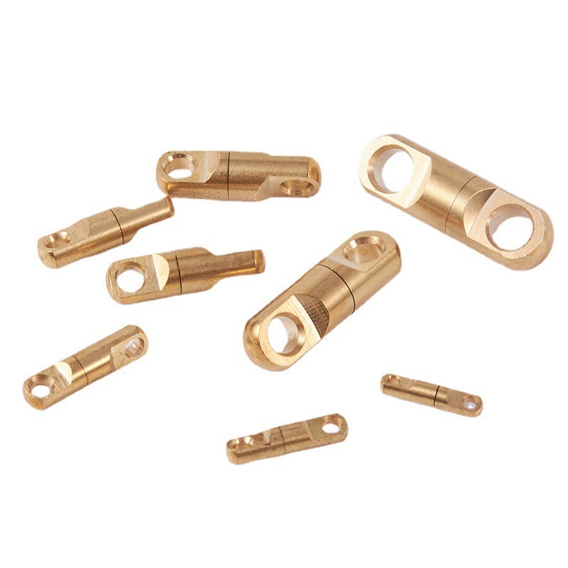 黄铜八字扣万向圆柱连接转环路亚配件轴承旋转八字环五金小配件