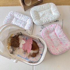 犬マット小清新デジタルプリント花猫マット夏冷感犬小屋四季通用防水ペットマット