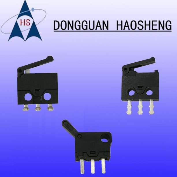 【正品微动】防水微动开关、行程带直/湾柄小鼠标开关 KW12系列