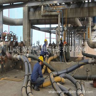 Polypropylene high-pressure marine hose (316L coated steel wire winding) anti-static, pollution-free