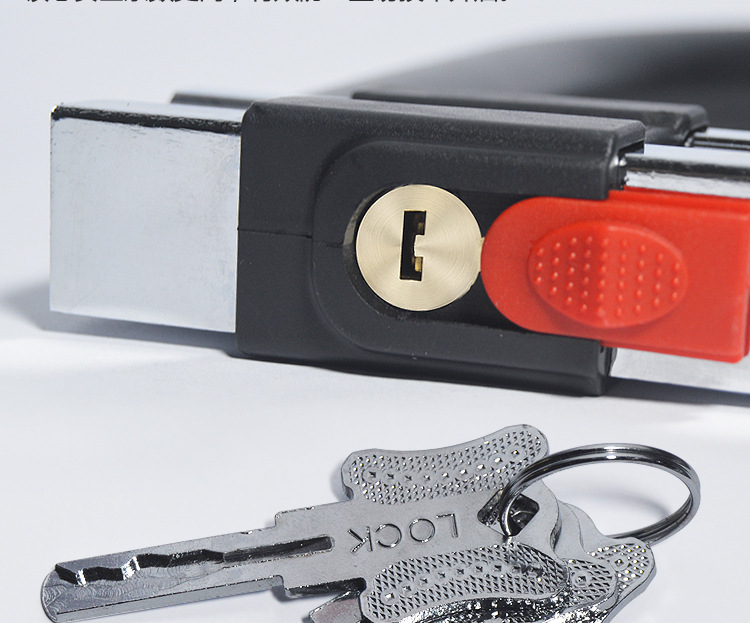 Suitable for Electric Vehicle Locks, Motorcycle Battery, Three-Wheel Bicycle Locks, Anti-Hydraulic Shear, Thickened Cross-Shaped U-Shaped Locks