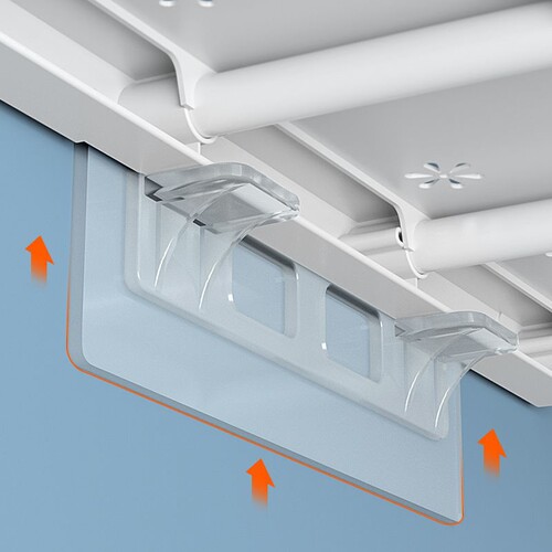 Triangle bracket bracket punch-free hook wall right-angle wardrobe partition fixed bracket shelf hook sticky hook