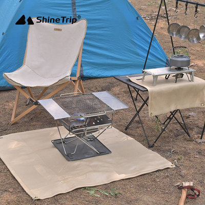 outdoors Camp Fireproof Picnic barbecue Insulation pad High temperature resistance Fire blanket Fire pads Glass fibre Retardant cloth