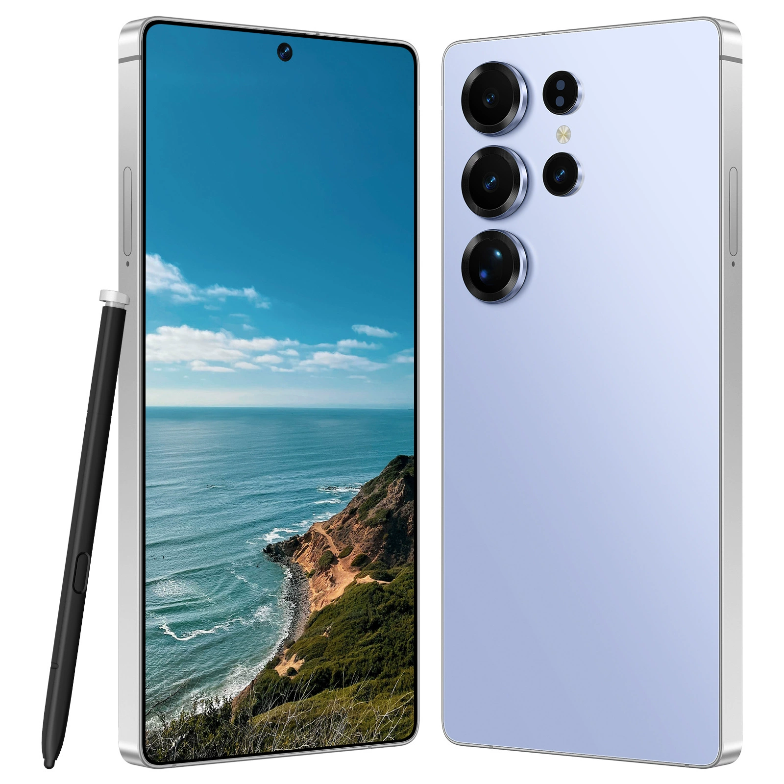 Смартфон S25 Ultra, 4+64 ГБ, 6.8-дюйма, Android 10, 4G