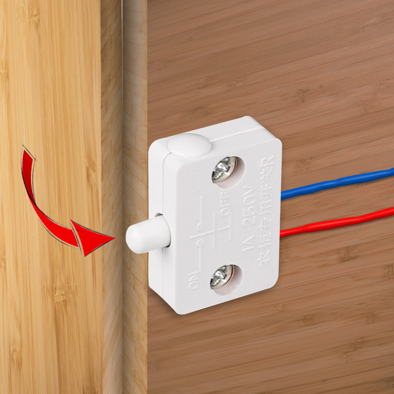 自动亮关灯灭酒柜门碰开关模块按压碰触门控橱柜衣柜智能感应