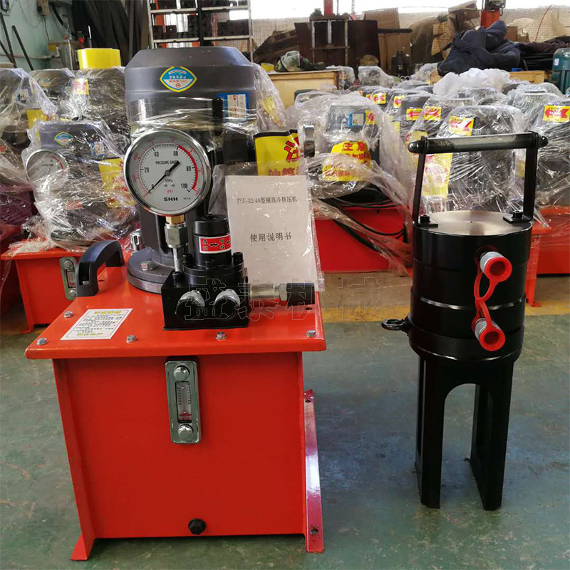 钢筋套筒冷挤压机电动液压钢筋套筒挤压连接机立式钢筋挤压链接机