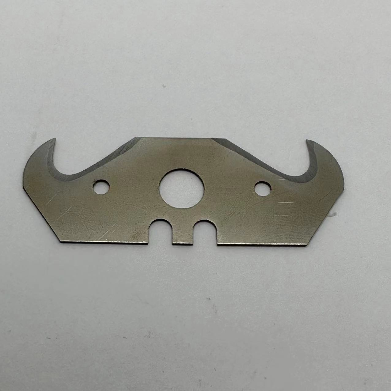 厂家供应 异形刀片 非标刀片 牛角刀勾刀美工刀 锋利耐磨 材质sk5