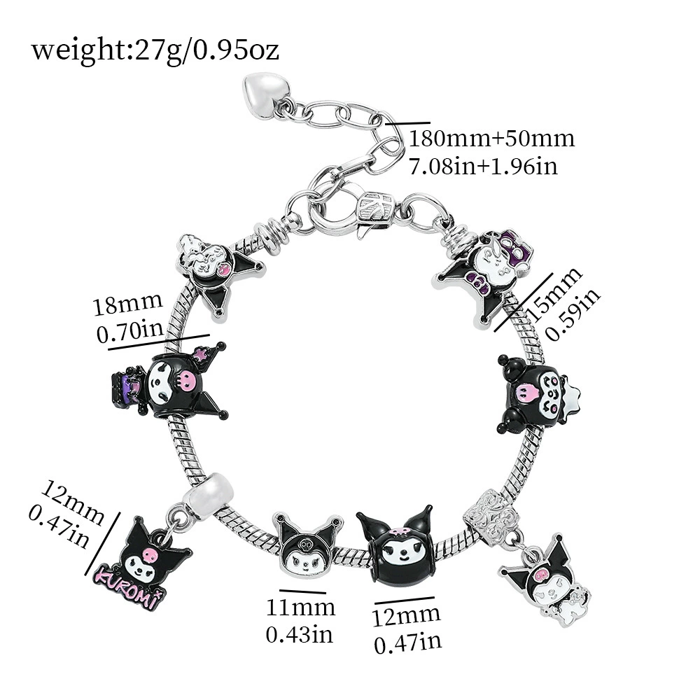 (Cross-border trading), fashionable fuchsia beaded bracelet, pendant, beads, accessory, DIY