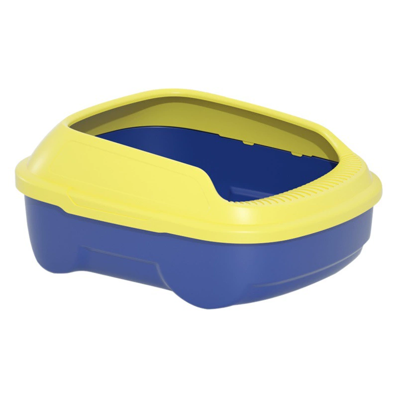 Новая серия контрастных цветов автомобильный ящик для кошачьего туалета, большой просторный кошачий Туалет, полузакрытый герметичный кошачий горшок, раковина