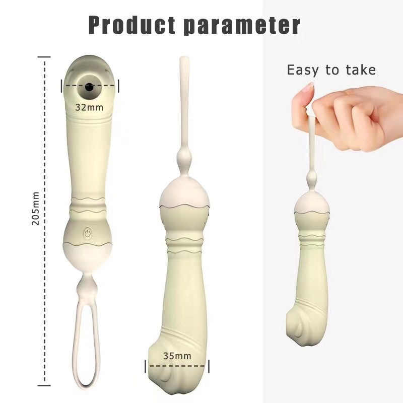 Clitoral Suction Vibrator with Body-Safe Silicone, Rechargeable Couples Massage Toy — detail image 8