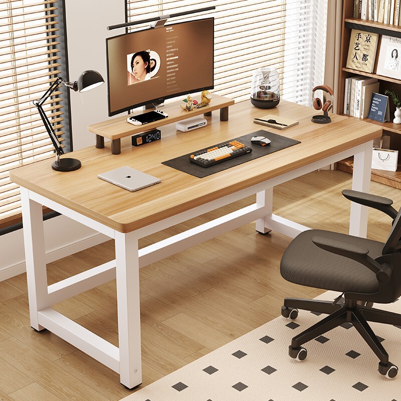 Computer Desk, Simple Desktop Desk, Home Computer Desk, Thickened and Reinforced Student Desk, Long Study and Office Desk Computer Desk, Simple Desktop Desk, Home Computer Desk, Thickened and Reinforced Student Desk, Long Study and Office Desk