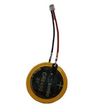 原装正品Panasonic/松下 CR2450 3V 电池 带焊线 带插头 焊脚电池