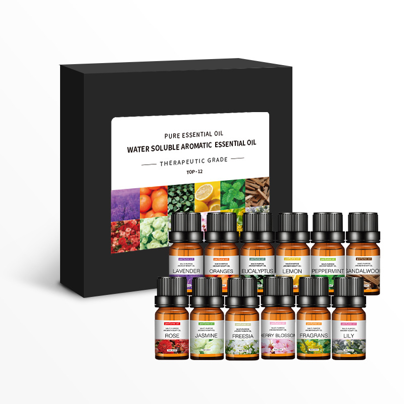 Los aceites esenciales de aromaterapia que son solubles en agua son exclusivos para uso doméstico en humidificadores interiores y son adecuados para la aromaterapia en automóviles. Son seguros y no irritantes.