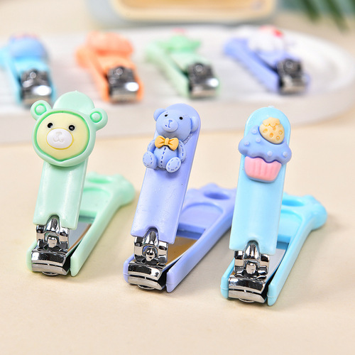 Creative Cartoon Nail Clippers Cute Student Nail Clippers Adult Anti-Splash Portable Small Gift Nail Clippers Wholesale
