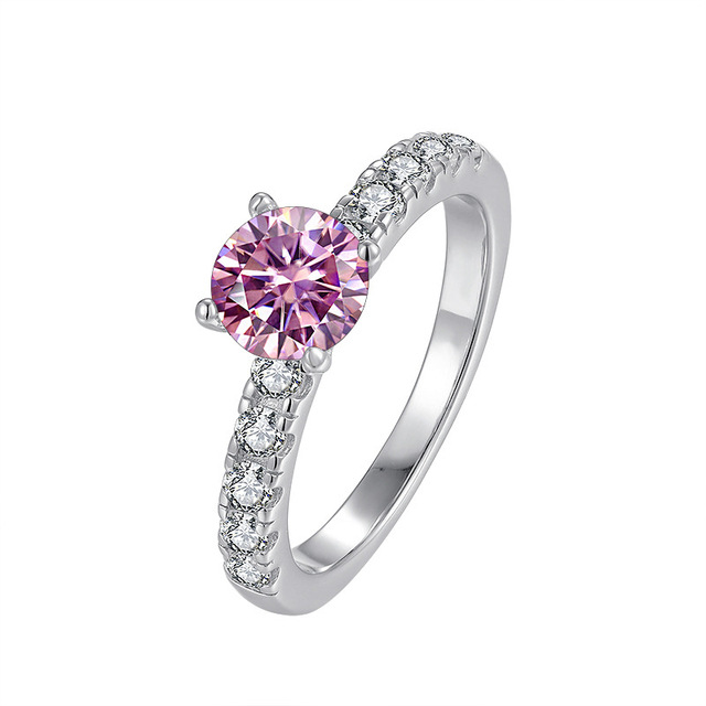 1 quilates de anillo de piedra de color, envolvente de piedra de color, joyas de piedra de color azul, verde, joyas rosa