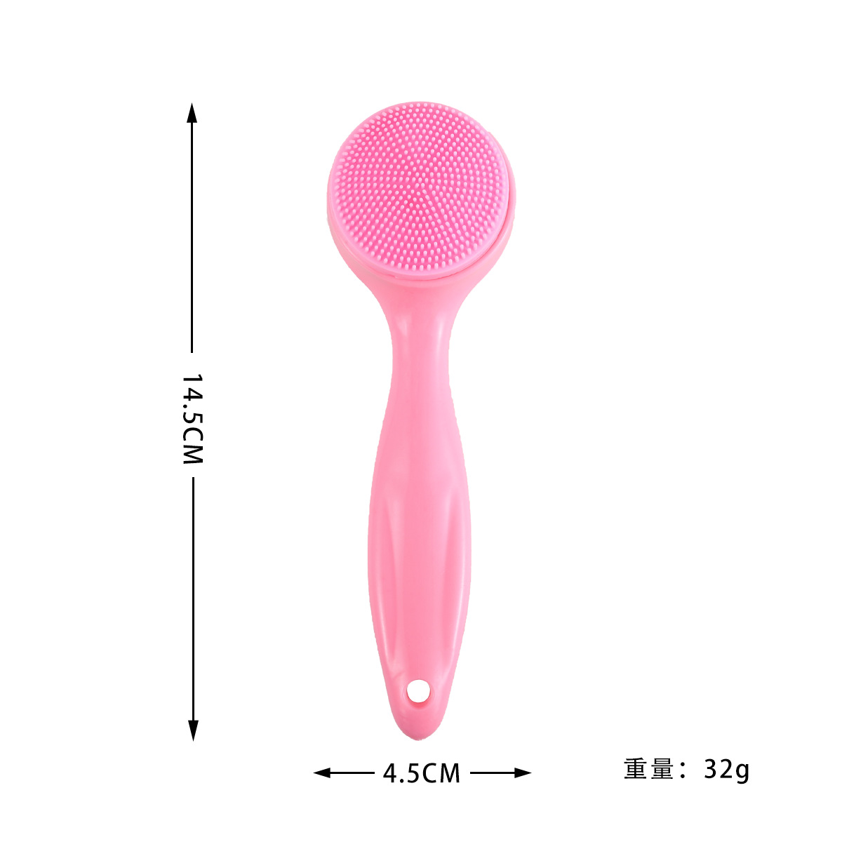 Cepillo de silicona suave transfronterizo tipo cepillo de lavado de cara desmaquillador de espinillas herramienta de limpieza herramienta de belleza portátil