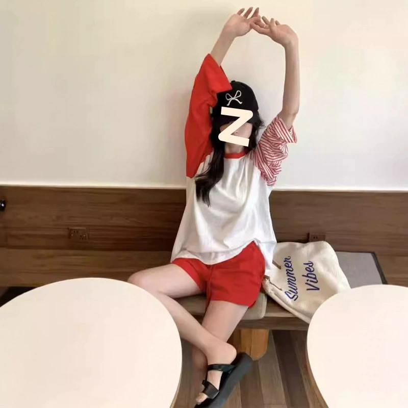 2024 осенний контраст в полоску с длинными рукавами футболка женская тонкая рубашка нишевые свободные солнцезащитные средства повседневная одежда ленивая