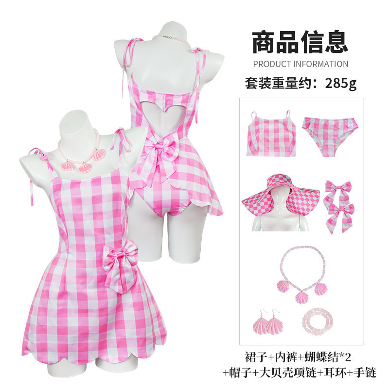 2023 nueva película persona real Barbie cos traje Ken Kenny Cosplay traje de baño vestido
