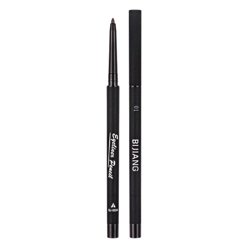 The pen maker 8934 color smooth multi-color eyeliner not easy to dizzy makeup Brown black fine round head color eyeliner pen