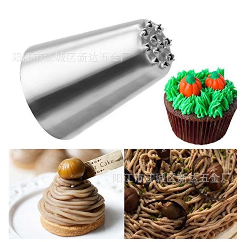 廠家 3件套小草裱花嘴 蒙布朗裱花嘴 絨毛頭裱花嘴 304拉伸