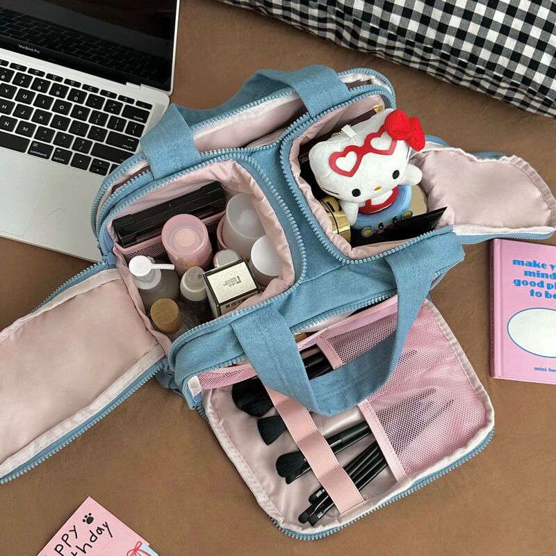 旅行の必需品収納袋収納袋シンプルな多機能大容量トイレタリーバッグ旅行収納袋化粧品袋女性|undefined