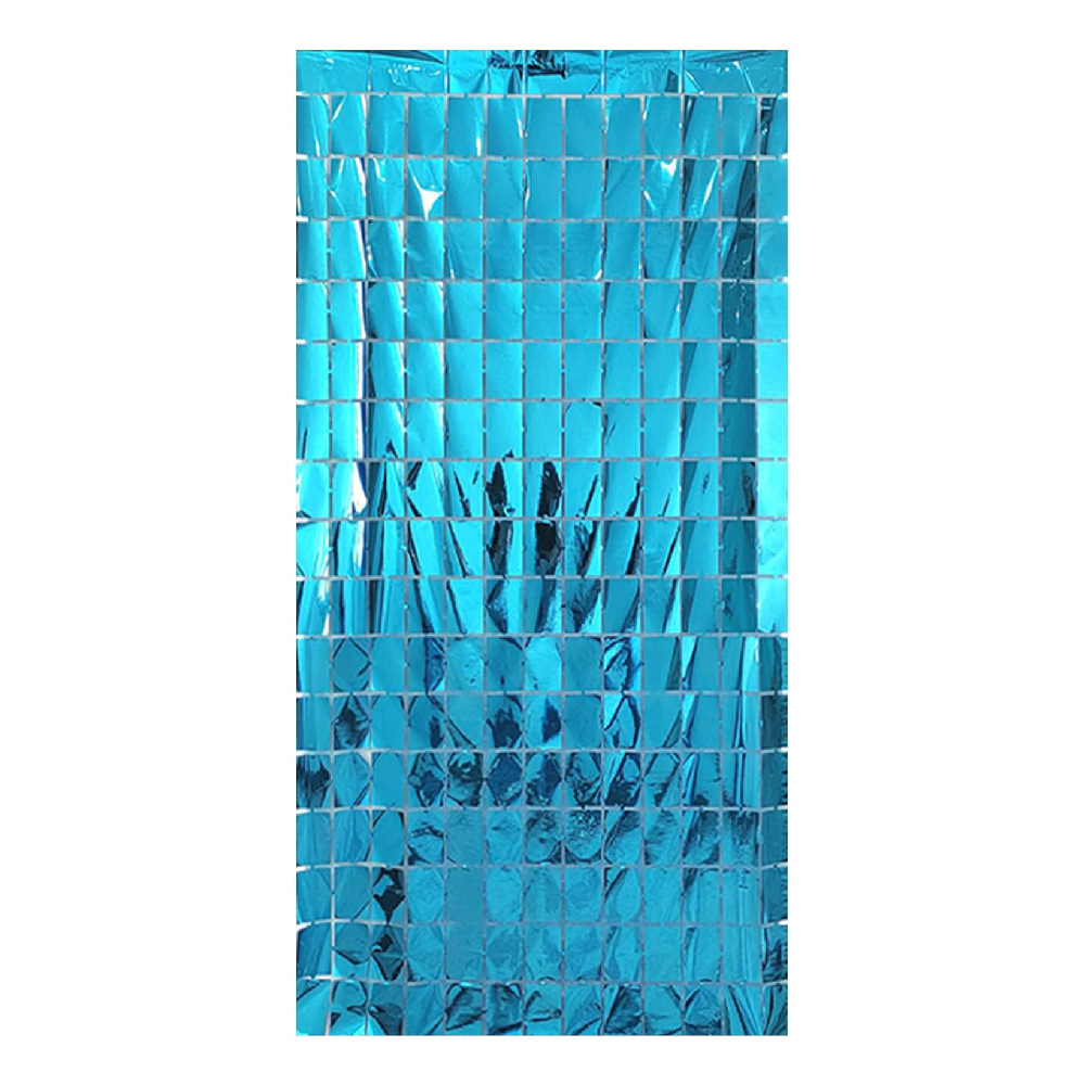 Cuadrado cuadrado cortina de seda de lluvia decoración de la pared de fondo 1 * 2m decoración brillante fábrica al por mayor comercio exterior