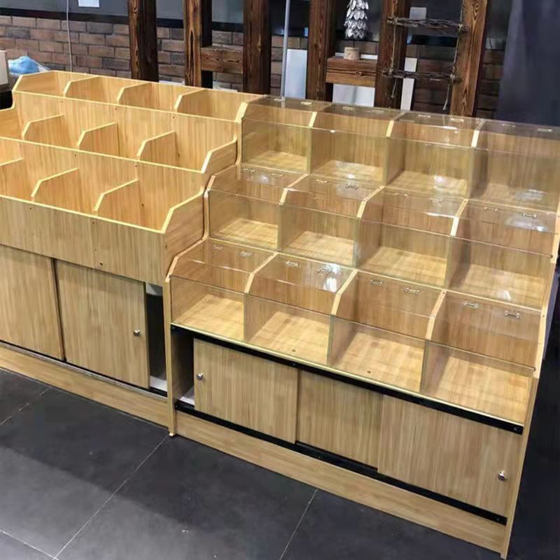 超市货架展示架干果货架货柜五谷杂粮展示柜散粮柜散称柜米桶米斗