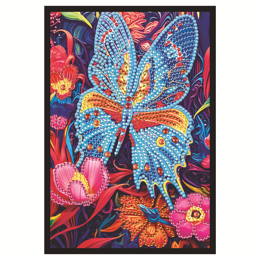 Transfronterizos nuevos dibujos de diamantes DIY hechos a mano unicornio dibujo de diamantes cuaderno dibujo de diamantes llenos de pintura de diamantes