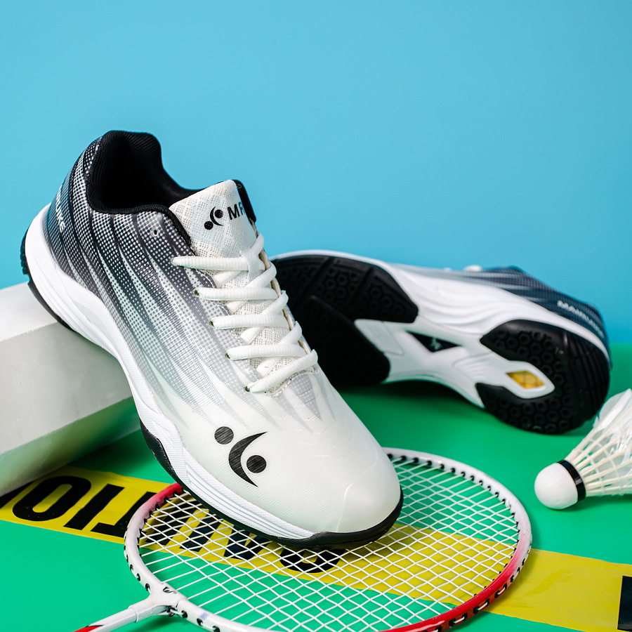 Nuevos zapatos de bádminton transpirables interiores zapatos de tenis antideslizantes y resistentes al por mayor zapatos de entrenamiento deportivo image 2