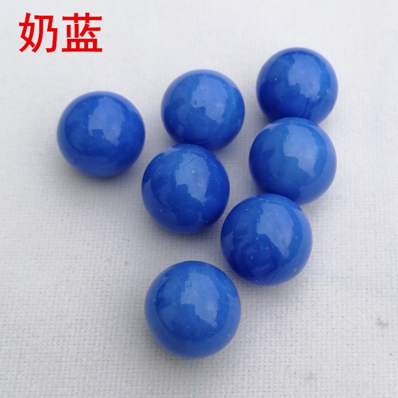 16mm mármoles de vidrio al por mayor juguetes nostálgicos cuentas de vidrio juego de damas tienda binaria de vidrio perlas sueltas bola artesanal
