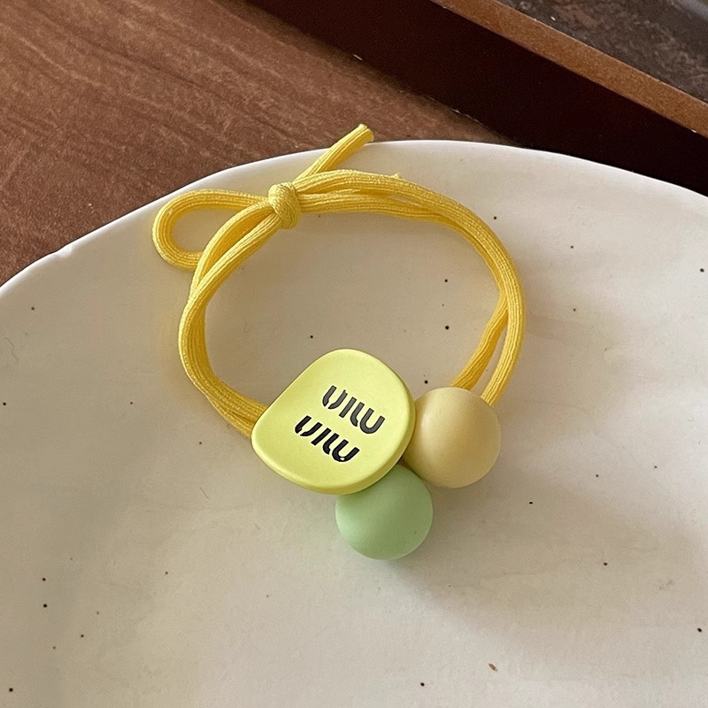 Coreana para niños correa de cabello anillo de cabello niñas de cabello de cola de caballo de color duradero estudiantes de alta elasticidad no es fácil cortar la cuerda