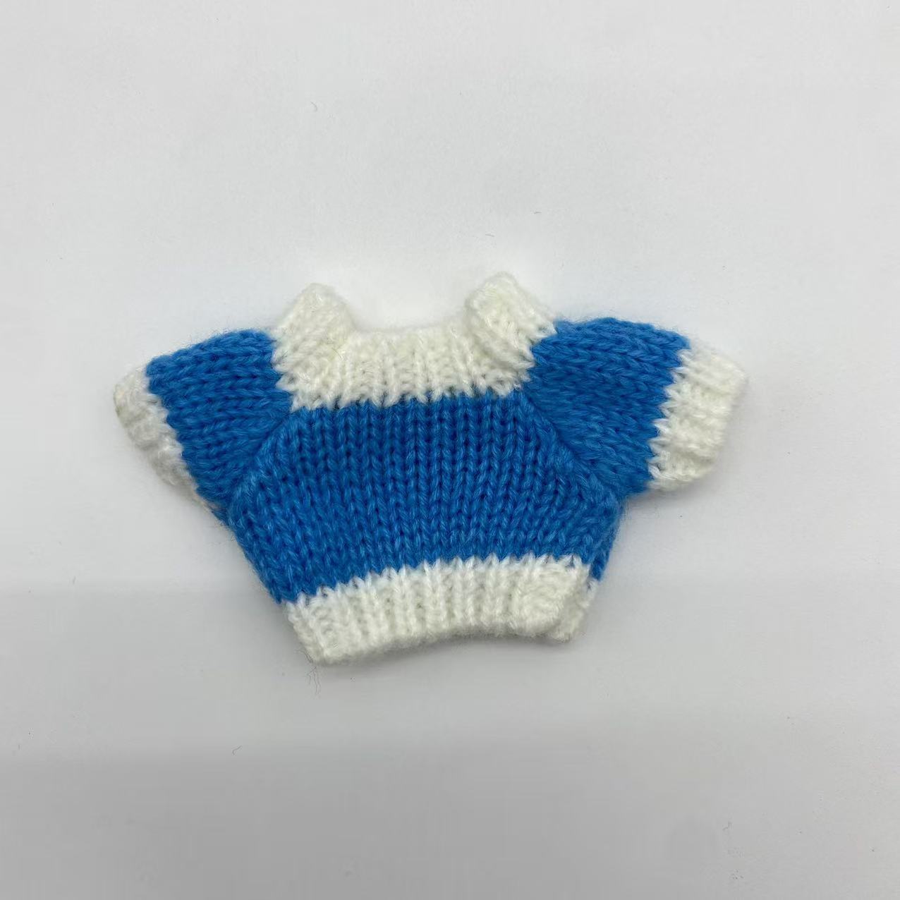 Sapphire blue edge on white background