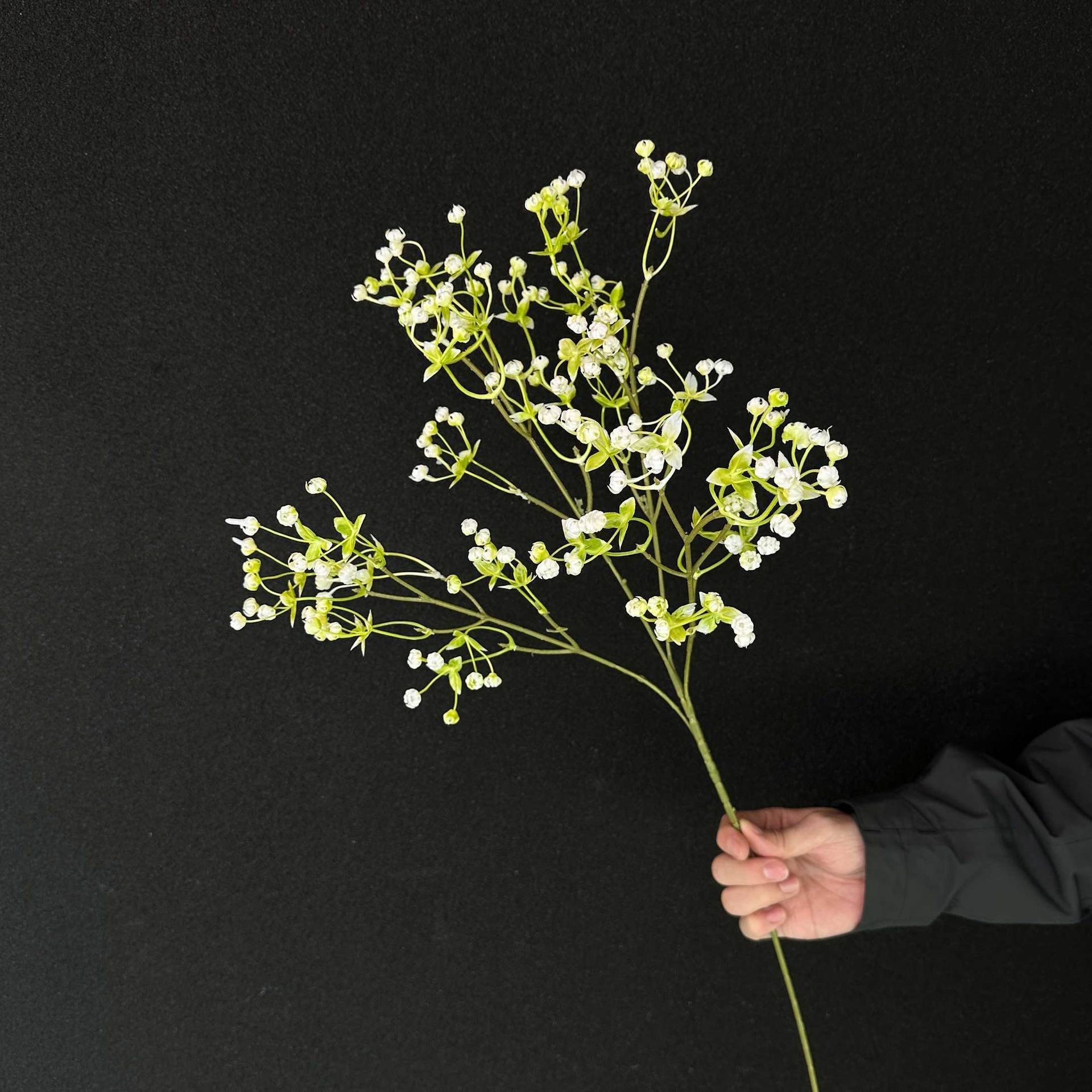 Flores falsas blancas Flores artificiales Flores para bodas Auditorio de bodas Decoración del hotel Techo artificial Flores artificiales Flores falsas