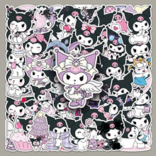 50张库洛米贴纸三丽鸥Kuromi卡通可爱防水装饰手帐本手机水杯贴纸